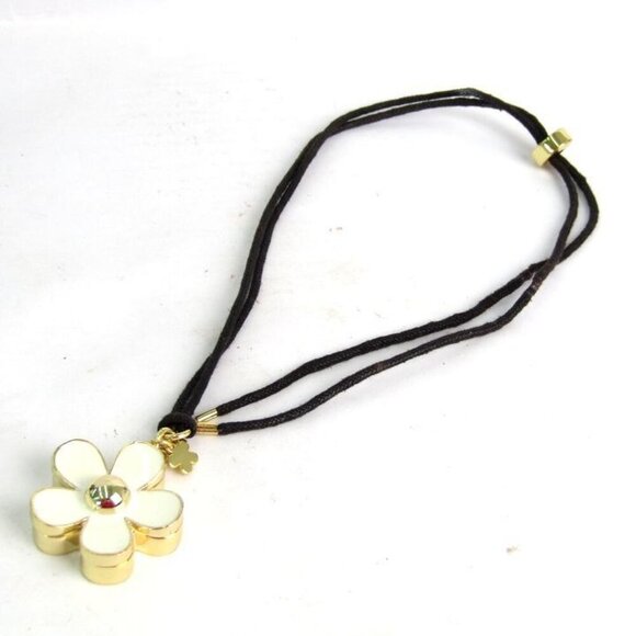 Marc Jacobs Daisy Solid Perfume Necklace Gold Pouch GARDENIA JASMINE VIOET MUSK - Picture 2 of 4